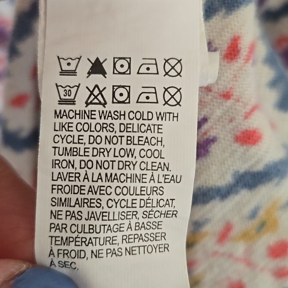 Lucky Brand | Cotton/Linen Blend Top Size 2X - Picture 11 of 11